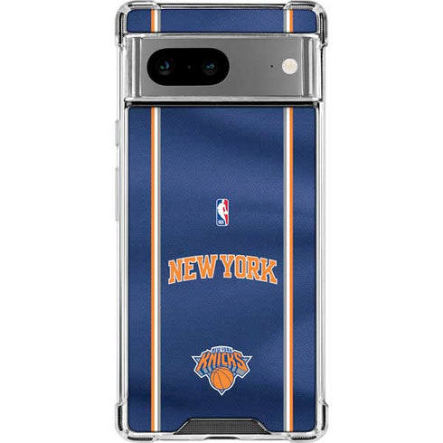 NBA New York Knicks Jersey Google Pixel 8 Clear Case